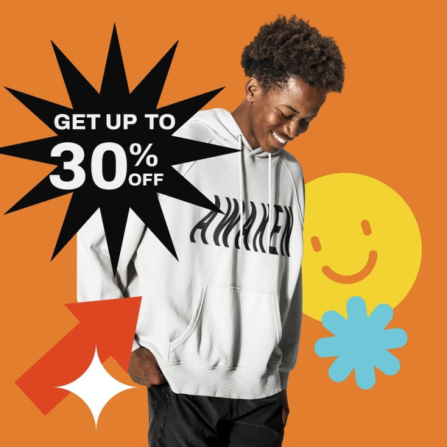 Funky Memphis Instagram post template, | Free Vector Template - rawpixel