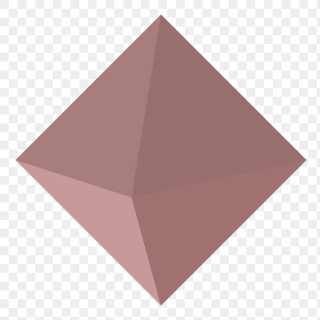 Geometric octahedron png shape, 3D | Free PNG Sticker - rawpixel