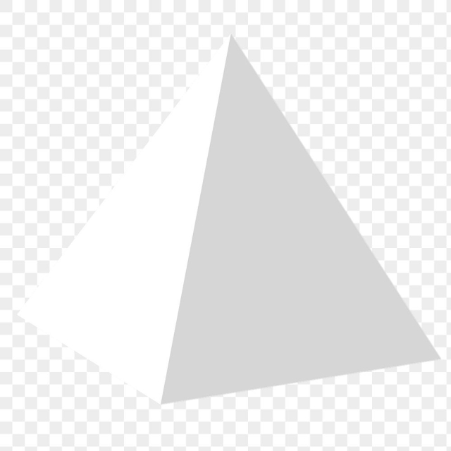 Geometric pyramid png shape, 3D | Free PNG Sticker - rawpixel
