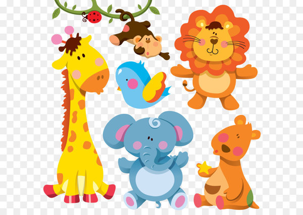 Giraffe Cartoon Animal Illustration - Cartoon animals 