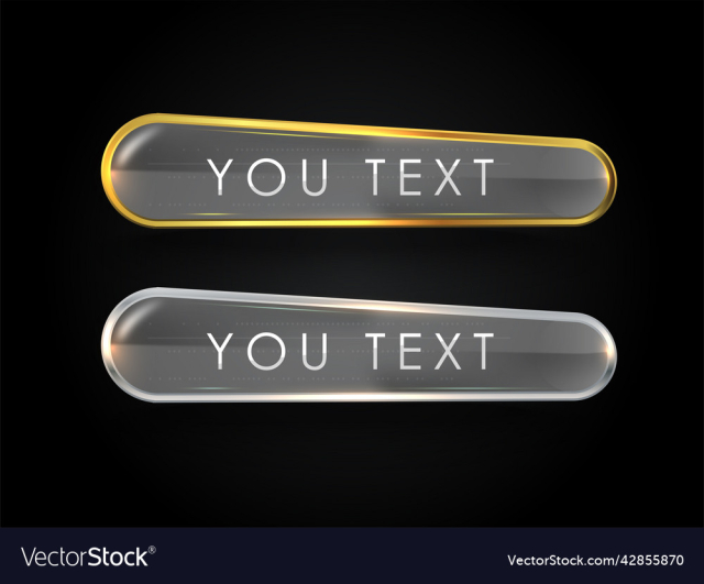 glass button