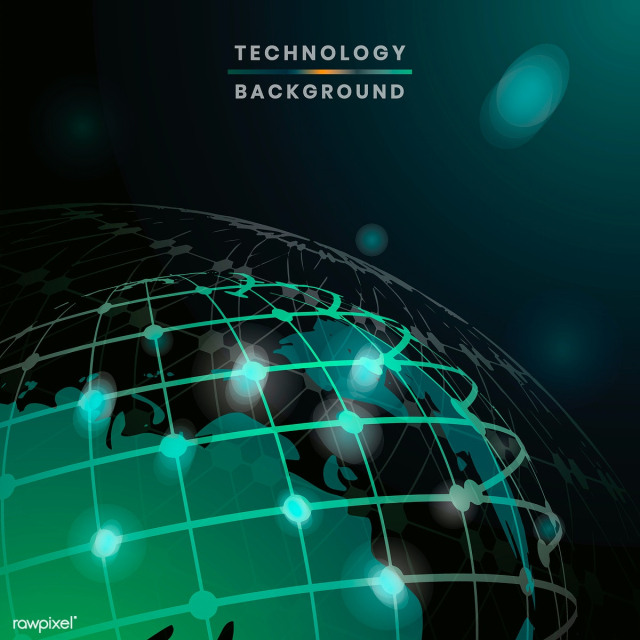 Global technology background | Free stock vector - 579852