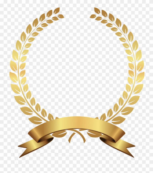 Gold Laurel Wreath Png