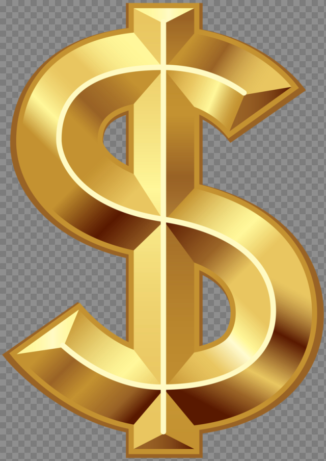 Free: Golden United Symbol Dollar Sign States Currency - nohat.cc