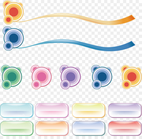 Free: Graphic design Button Download - Fancy colored buttons template ...