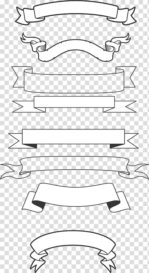 Graphics Banner Drawing, Ribbon flag transparent background PNG clipart