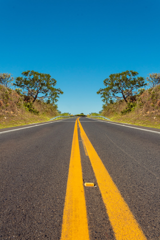 Gray Asphalt Road