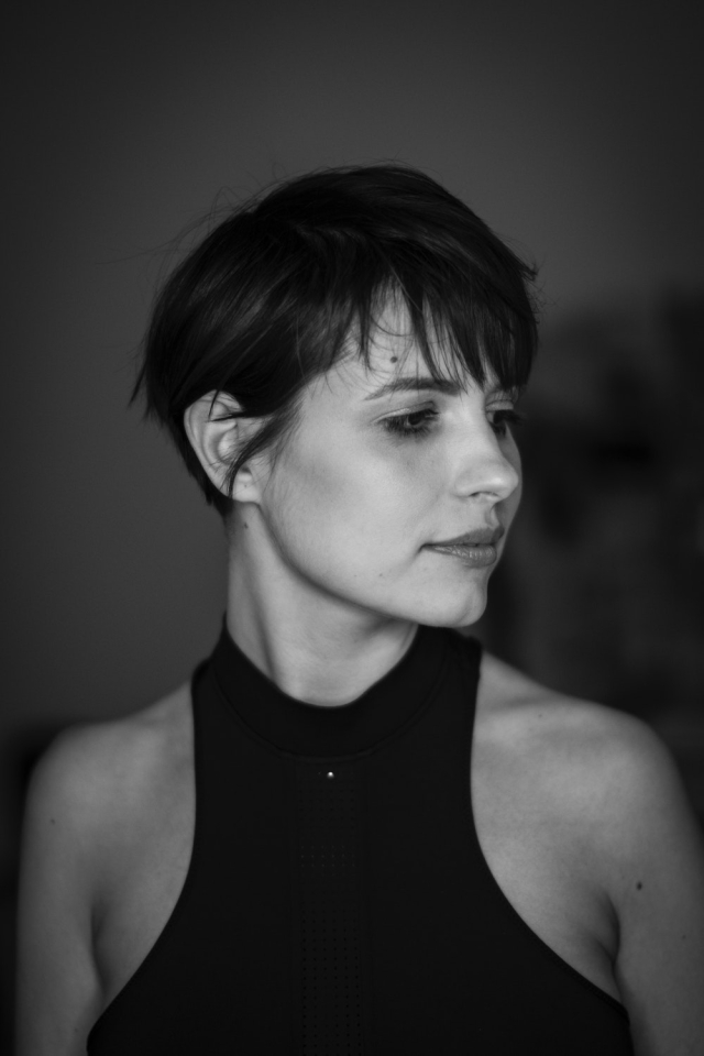 Grayscale Photography A Woman