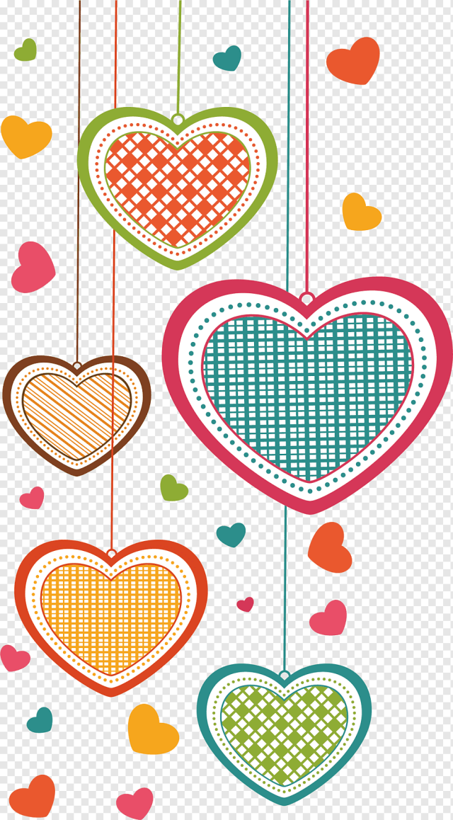 Greeting card Falling in love Cartoon, love, multicolored heart illustrations, love, watercolor Painting, stars png