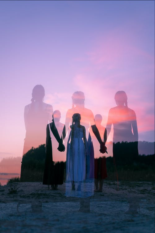 Group of People Standing on Beach · Free Stock Photo