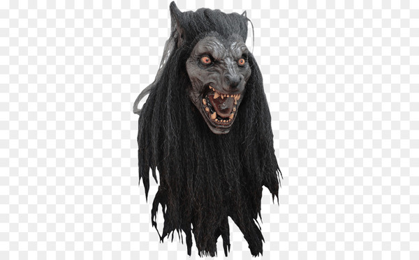 Halloween costume Latex mask Gray wolf - mask