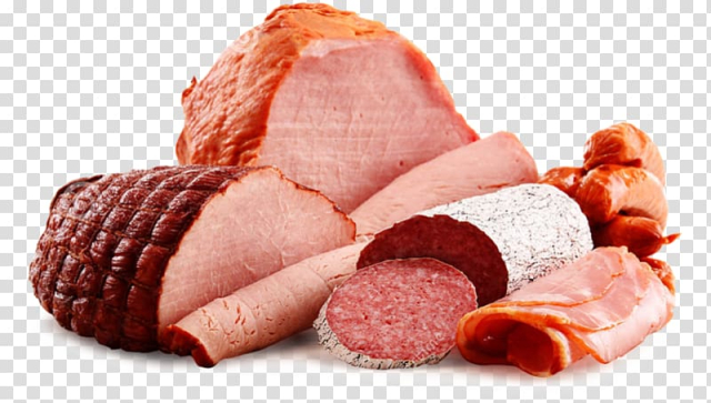 Ham sausage Ham sausage Meat, ham transparent background PNG clipart