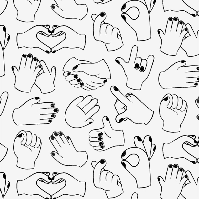 Hand doodle pattern background, cute | Free PSD - rawpixel