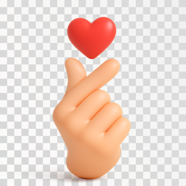 Hand Gesture Heart Sign