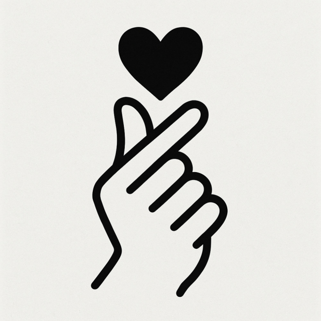 Hand Gesture Heart Symbol
