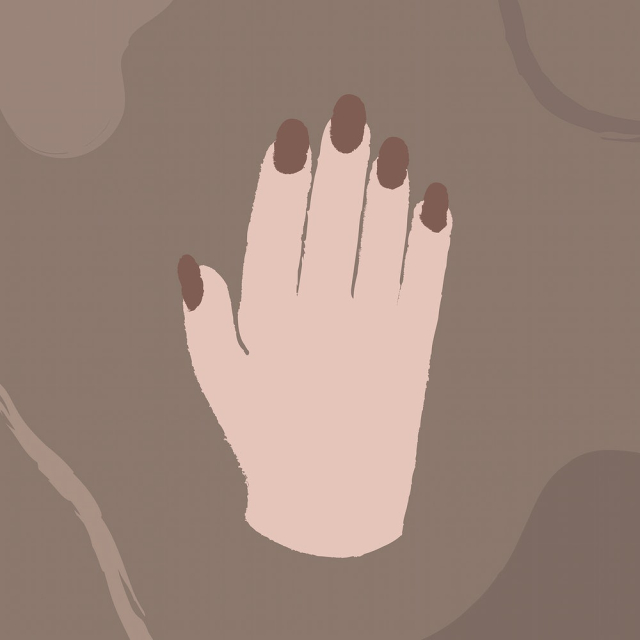 Hand palm doodle sticker, cute | Free Vector Illustration - rawpixel