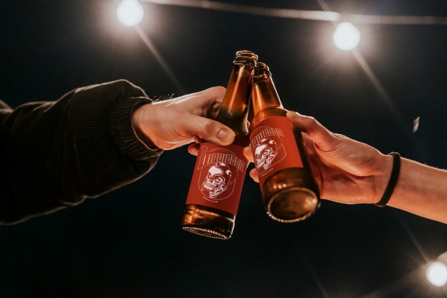 Hands toasting to celebrate at a Christmas | Free Photo - rawpixel