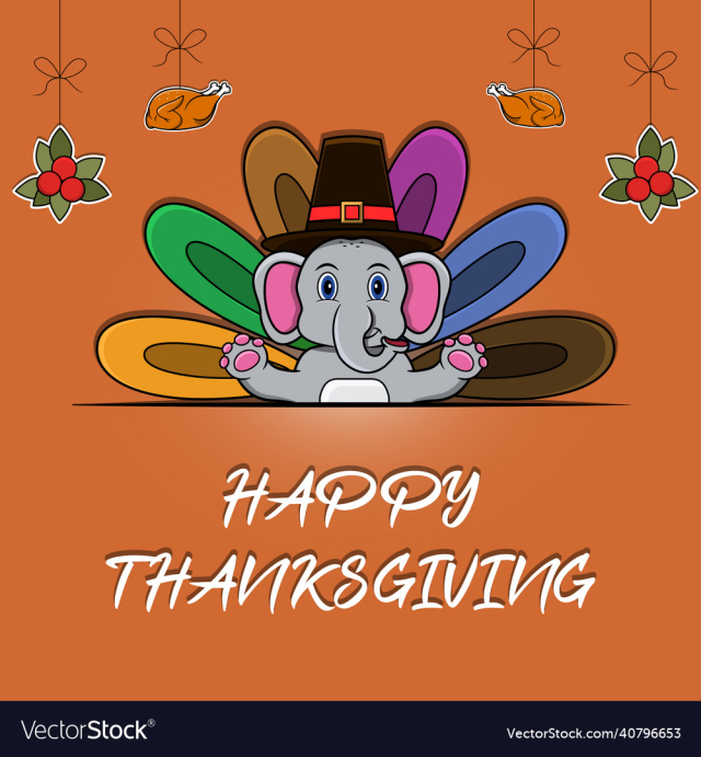 happy thanksgiving greeting card poster or flyer