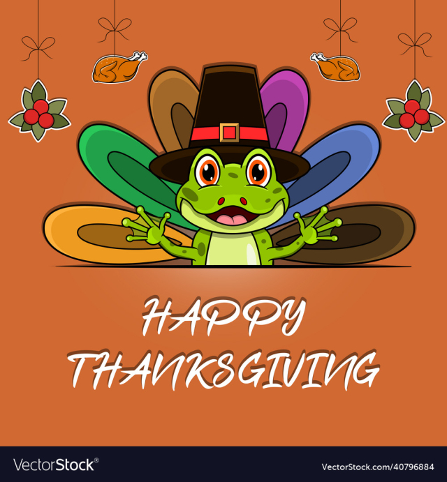 happy thanksgiving greeting card poster or flyer