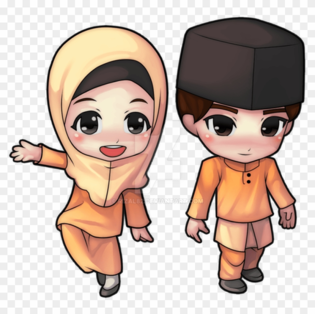 Hari Raya Cartoon Png