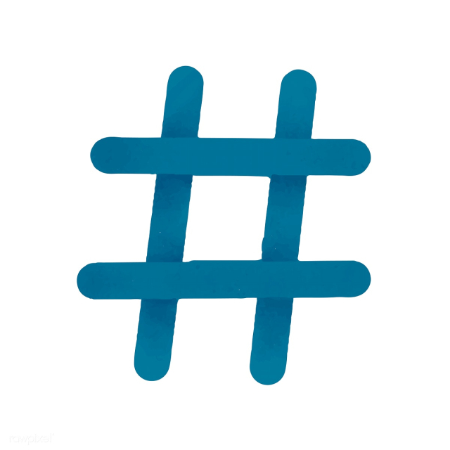 Free: Hashtag social media icon vector | Free stock vector - 533181 ...
