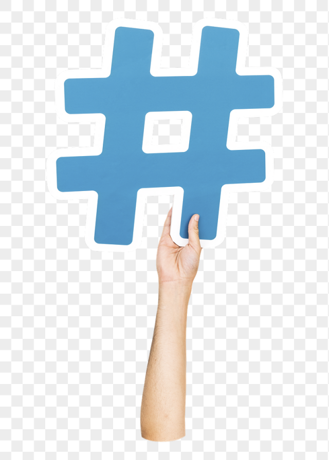 Hashtag symbol png hand holding | Free PNG - rawpixel