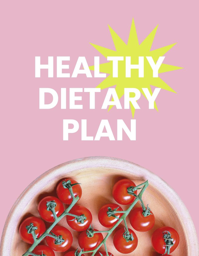 Healthy dietary flyer editable template, | Free PSD Template - rawpixel