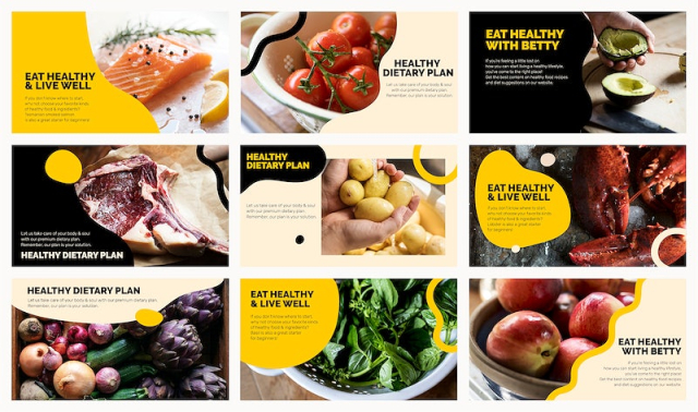 Healthy dietary plan template vector | Free Vector - rawpixel