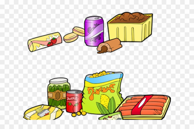 Healthy Food Clipart Protective Food - Junk Foods Cartoon Transparent