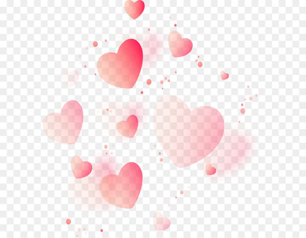 Heart Love Valentine's Day - Vector red love background