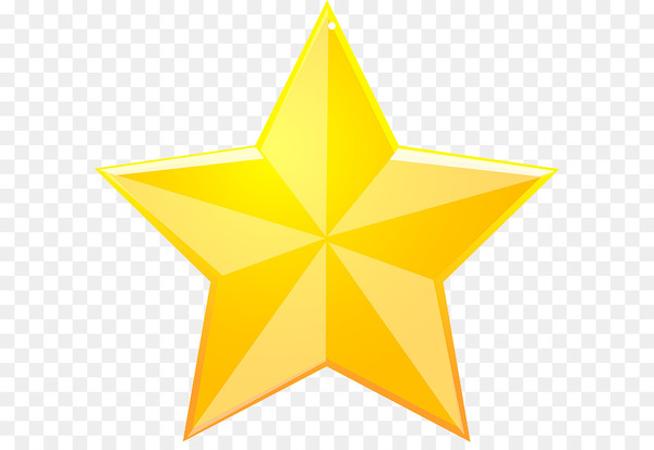 Hollywood Star Amazon.com Gold Metallic color - Golden Christmas Star Png