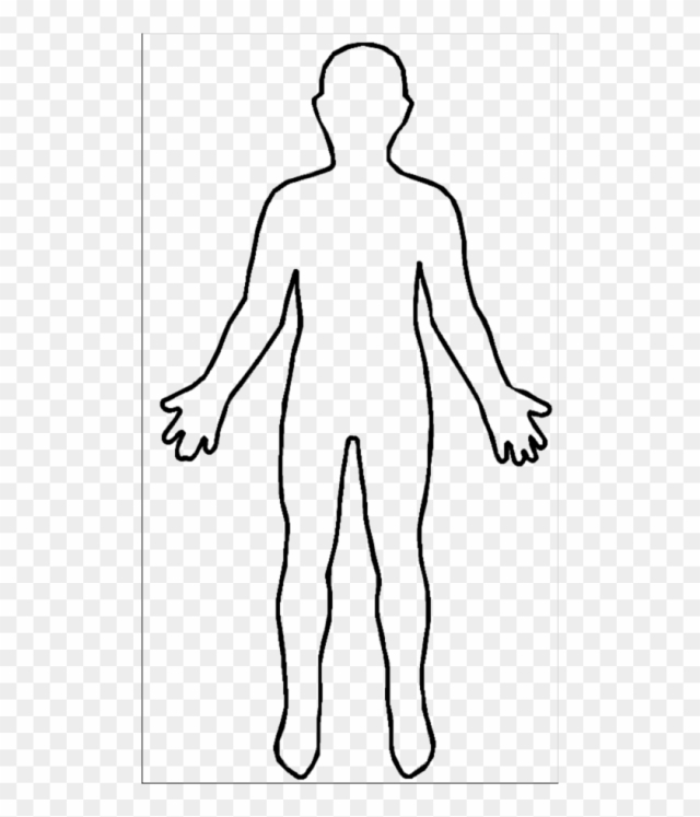 Human Body Outline Picture - Human Body Outline