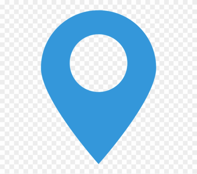 Icon, Contact, Flat, Web, Business, Symbol - Blue Location Pin Icon Png