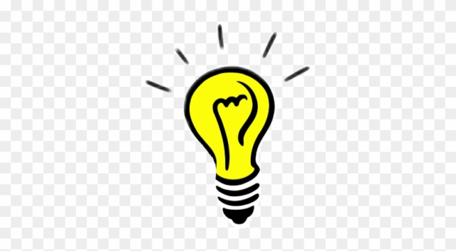 Idea Light Bulb No Background