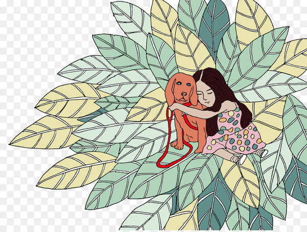 Illustration Labrador Retriever Golden Retriever Puppy Pet - big sky 