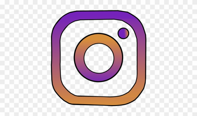 Instagram Insta Icon Clipart Vector Sticker - Instagram