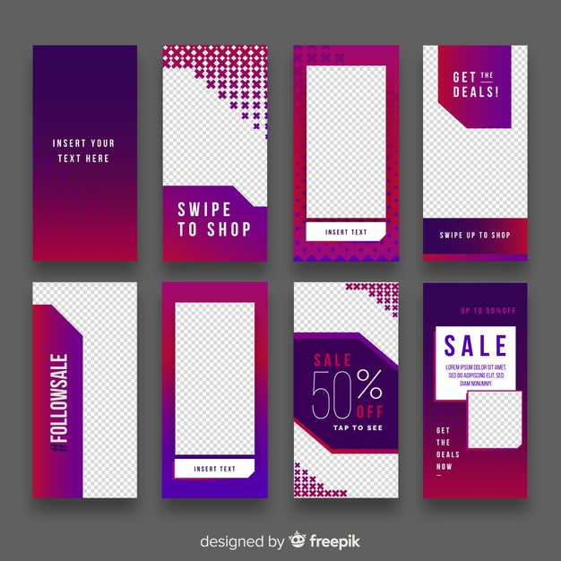 Instagram stories template