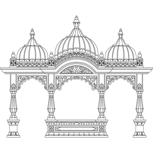 Intricate Decorative Pavilion Architecture Design