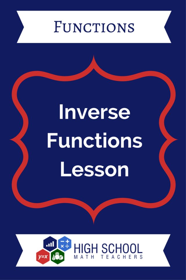 Free: Introduce inverse functions by having students give directions ...