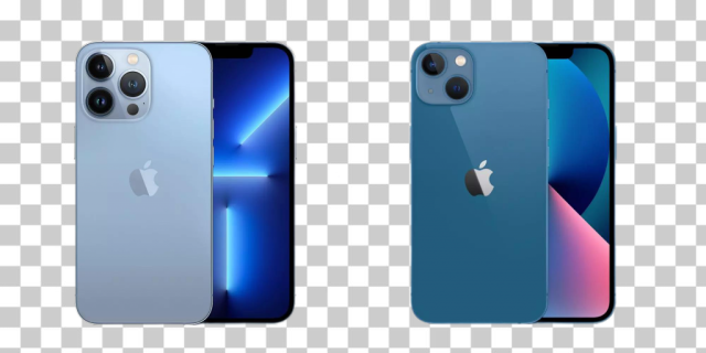 iphone 13 vs iPhone 13 Pro PNG