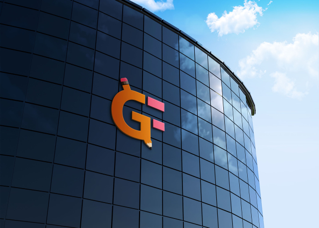 IT Building Logo Mockup - Freebies Mockup