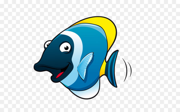 Jellyfish Cartoon Animal Drawing - Cartoon sea animal fish