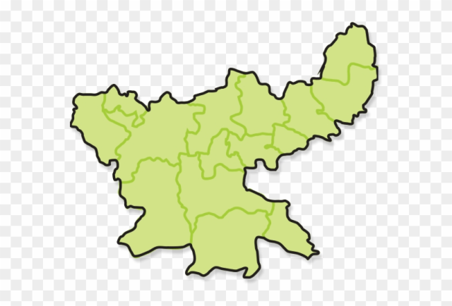 Jharkhand - Bihar And Jharkhand Map Png