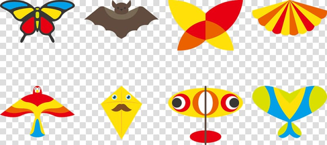 Kite , 8 colorful kite transparent background PNG clipart