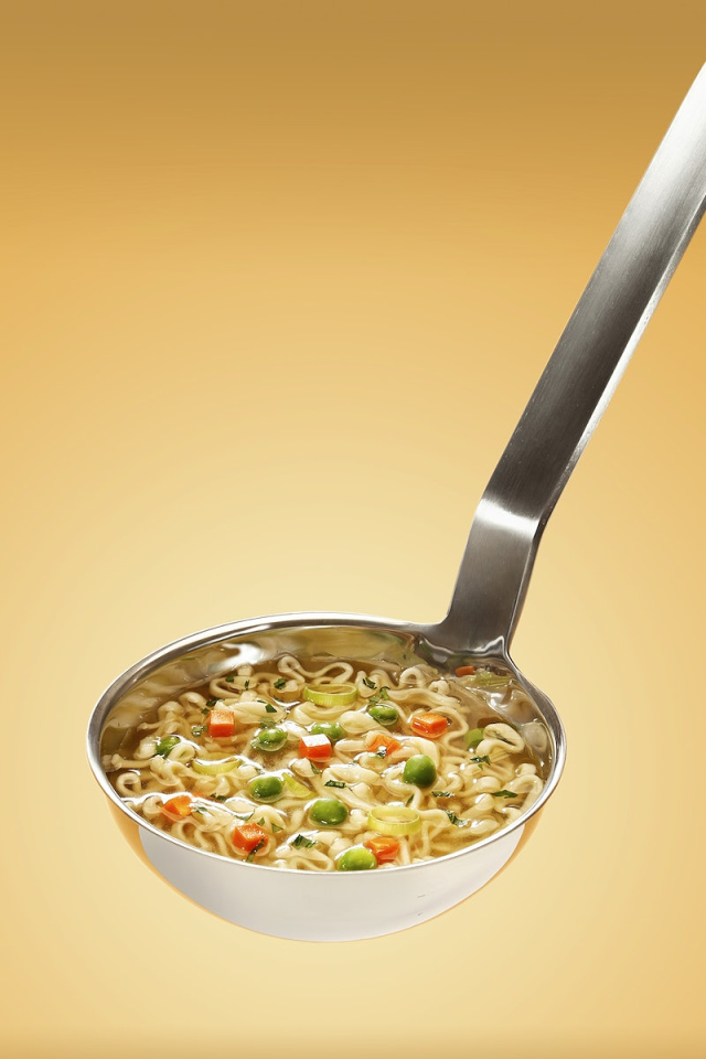 Ladle full of vegetable soup | Free Photo - rawpixel