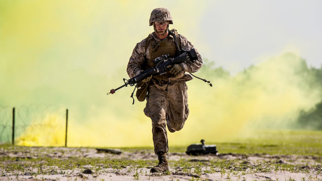 Lance Cpl. Alex Rowan, a combat | Free Photo - rawpixel