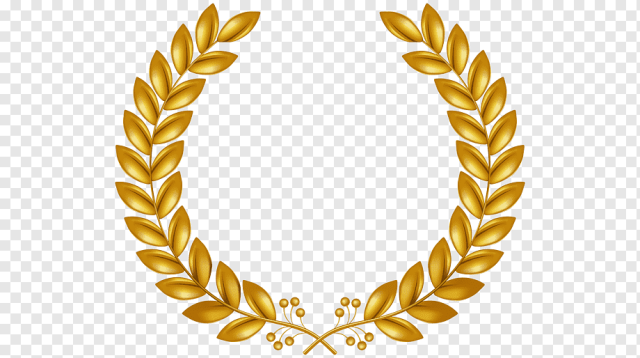 Laurel wreath, gold wreath, gold, wreath, jewelry png