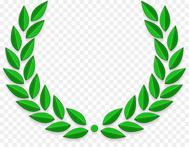 Laurel Wreath, Wreath, Bay Laurel, Green, Leaf PNG