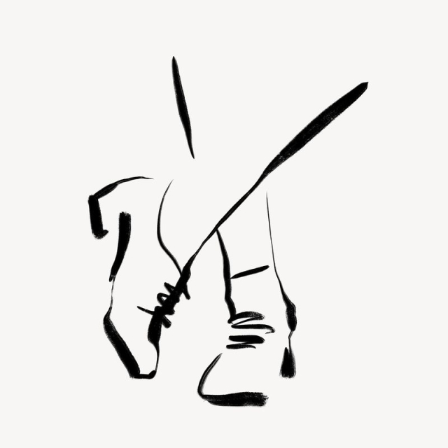 Leather shoes collage element, drawing | Free Photo - rawpixel