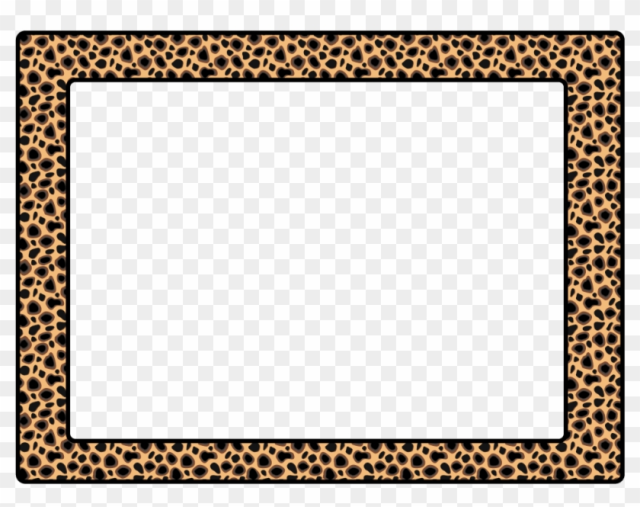 Free Printable Animal Print Border